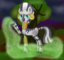 Size: 1995x1879 | Tagged: safe, artist:kas-the-cat, zecora, pony, zebra, g4, female, solo