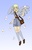 Size: 3300x5100 | Tagged: safe, artist:kitsunepup, derpy hooves, human, g4, clothes, female, humanized, letter, mailbag, socks, solo, thigh highs, winged humanization