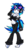 Size: 700x1258 | Tagged: safe, artist:mandarinswift, dj pon-3, vinyl scratch, human, g4, barefoot, belly button, elf ears, feet, female, horn, horned humanization, humanized, midriff, nail art, nail polish, solo