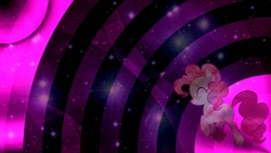 Size: 1920x1080 | Tagged: safe, artist:helsoul3, pinkie pie, g4, space, vector, wallpaper