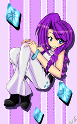 Size: 500x800 | Tagged: safe, artist:angiiaikukki, rarity, human, g4, female, humanized, solo