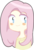 Size: 498x722 | Tagged: safe, artist:rottenwarrior, fluttershy, human, g4, female, humanized, solo