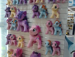 Size: 1600x1200 | Tagged: safe, fluttershy, pinkie pie, rainbow dash, twilight sparkle, g4, funrise, irl, photo, plushie