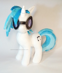 Size: 1028x1200 | Tagged: safe, artist:planetplush, dj pon-3, vinyl scratch, pony, g4, irl, photo, plushie, solo