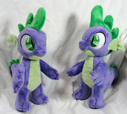Size: 3528x3184 | Tagged: safe, artist:cryptic-enigma, spike, g4, irl, photo, plushie, solo, spike plushie