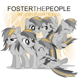Size: 800x800 | Tagged: safe, artist:adrianimpalamata, rainbow dash, g4, album cover, book, foster the people, music
