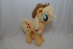 Size: 1000x662 | Tagged: safe, artist:makeshiftwings30, applejack, g4, irl, photo, plushie