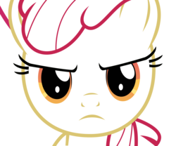 Size: 6000x5000 | Tagged: safe, artist:caliazian, apple bloom, pony, g4, just for sidekicks, .ai available, absurd resolution, female, looking at you, outline, simple background, solo, transparent background, vector