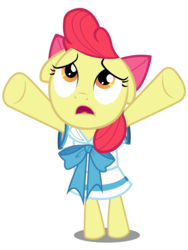 Size: 6000x8000 | Tagged: safe, artist:caliazian, apple bloom, earth pony, pony, g4, one bad apple, .ai available, .svg available, absurd resolution, adorabloom, bowtie, clothes, cute, dress, female, sailor bloom, sailor uniform, schoolgirl, simple background, solo, transparent background, vector