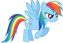 Size: 6287x4343 | Tagged: safe, artist:cherrygrove, rainbow dash, pegasus, pony, g4, absurd resolution, female, flying, simple background, solo, transparent background, vector