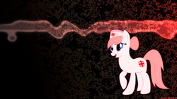 Size: 1920x1080 | Tagged: safe, artist:game-beatx14, artist:kooner-cz, nurse redheart, pony, g4, female, solo, vector, wallpaper