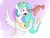 Size: 906x691 | Tagged: dead source, safe, artist:jazzteeth, princess celestia, alicorn, lobster, pony, g4, biting, crown, crying, cute, cutelestia, dork, ethereal mane, female, jewelry, mare, pinch, princess dorklestia, regalia, spread wings, tears of pain, underhoof, wings