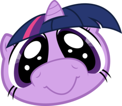 Size: 1397x1217 | Tagged: safe, artist:baka-neku, idw, twilight sparkle, pony, unicorn, g4, boop, c:, cute, faic, female, fisheye lens, head, idw showified, mare, offscreen character, simple background, smiling, solo, transparent background, twiabetes, vector