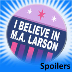 Size: 250x250 | Tagged: safe, g4, magical mystery cure, buttons, i believe in m.a. larson, m.a. larson, meta, official spoiler image, spoilered image joke