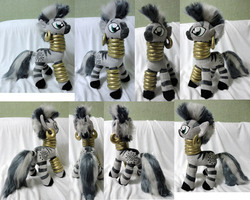 Size: 2745x2200 | Tagged: safe, artist:rens-twin, zecora, pony, zebra, g4, irl, photo, plushie, solo