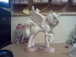 Size: 2048x1536 | Tagged: safe, artist:groovebird, princess luna, g4, sculpture, wip