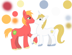 Size: 1137x871 | Tagged: safe, artist:xaidon, big macintosh, prince blueblood, earth pony, pony, unicorn, g4, bluemac, duo, gay, kiss on the lips, kissing, male, shipping, simple background, stallion, transparent background