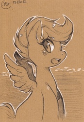 Size: 480x695 | Tagged: safe, artist:mi-eau, scootaloo, pony, g4, female, solo