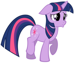 Size: 10000x8279 | Tagged: safe, artist:dentist73548, twilight sparkle, pony, unicorn, g4, absurd resolution, duckface, female, floppy ears, mare, pouting, simple background, solo, transparent background, unicorn twilight, vector