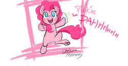 Size: 1966x1015 | Tagged: dead source, safe, artist:xcopyen002, pinkie pie, earth pony, pony, g4, female, solo