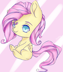 Size: 1024x1173 | Tagged: dead source, safe, artist:inkytophat, fluttershy, pegasus, pony, g4, chibi, female, solo