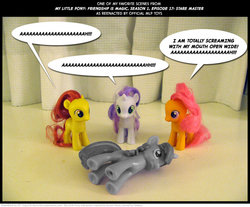 Size: 1024x846 | Tagged: safe, artist:kturtle, brushable, comic, irl, my favorite scenes, photo, toy