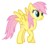 Size: 649x593 | Tagged: safe, artist:durpy, fluttershy, rainbow dash, pony, g4, female, recolor, simple background, solo, transparent background, vector