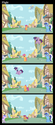 Size: 1200x2700 | Tagged: safe, artist:electric-inferno, derpy hooves, minuette, scootaloo, sea swirl, seafoam, snappy scoop, twilight sparkle, alicorn, pony, g4, comic, female, hilarious in hindsight, mare, twilight sparkle (alicorn)