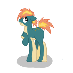 Size: 768x768 | Tagged: safe, artist:angelasnowflake, oc, cyndaquil, earth pony, pony, crossover, pokémon, ponified, simple background, solo, transparent background