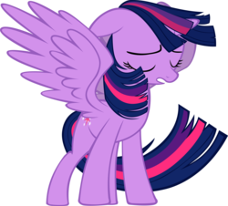 Size: 6950x6292 | Tagged: safe, artist:jerick, twilight sparkle, alicorn, pony, g4, my little pony: friendship is magic, the crystal empire, absurd resolution, female, mare, simple background, solo, transparent background, twilight sparkle (alicorn), vector, windswept mane