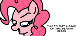 Size: 1155x544 | Tagged: dead source, safe, artist:kingmunchy, pinkie pie, earth pony, pony, g4, care bears, dark heart, solo