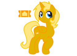 Size: 1280x931 | Tagged: safe, artist:inkwell, oc, oc only, oc:ticket, alicorn, pony, alicorn oc, simple background, solo, transparent background