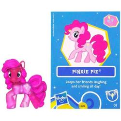 Size: 400x400 | Tagged: safe, pinkie pie, g4, official, collector card, female, hasbro, irl, photo, see-through, toy
