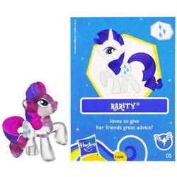 Size: 400x400 | Tagged: safe, rarity, g4, official, collector card, female, hasbro, irl, photo, see-through, solo, toy