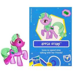 Size: 400x400 | Tagged: safe, apple stars, g4, official, collector card, hasbro, see-through, toy