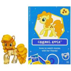 Size: 400x400 | Tagged: safe, caramel apple, g4, official, collector card, hasbro, see-through, toy