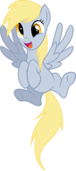 Size: 5365x12022 | Tagged: safe, artist:sparkponies, derpy hooves, pegasus, pony, g4, absurd resolution, female, happy, mare, simple background, smiling, transparent background, vector