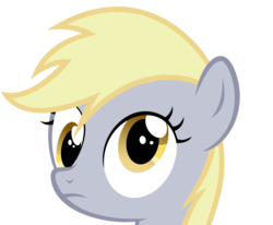 Size: 7247x5982 | Tagged: dead source, safe, artist:thatsgrotesque, derpy hooves, pegasus, pony, g4, absurd resolution, female, filly, filly derpy, looking at you, mare, simple background, solo, stare, sweetie belle's stare, transparent background, vector, younger