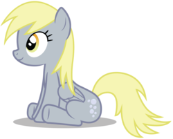 Size: 7000x5618 | Tagged: safe, artist:birthofthepheonix, derpy hooves, pegasus, pony, g4, absurd resolution, female, mare, simple background, smiling, transparent background, vector