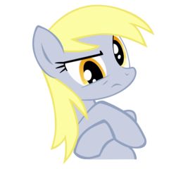 Size: 5000x4792 | Tagged: safe, artist:sylentdash, derpy hooves, pegasus, pony, g4, absurd resolution, female, mare, simple background, transparent background, unamused, vector