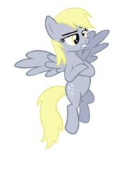 Size: 2500x3500 | Tagged: safe, artist:vexorb, derpy hooves, pegasus, pony, g4, female, flying, mare, simple background, solo, transparent background, unamused, vector