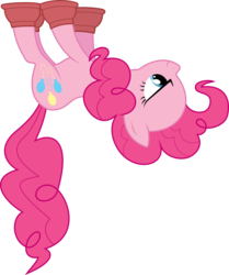 Size: 5314x6371 | Tagged: safe, artist:zbearu, pinkie pie, earth pony, pony, baby cakes, g4, absurd resolution, female, mare, simple background, solo, suction cup, transparent background, vector