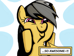 Size: 586x444 | Tagged: safe, daring do, g4, dashface, so awesome