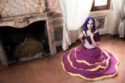 Size: 1024x681 | Tagged: safe, artist:yuichan90, rarity, human, g4, clothes, cosplay, dress, gala dress, irl, irl human, photo, solo