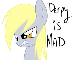 Size: 1200x1000 | Tagged: dead source, safe, artist:wubcakeva, derpy hooves, pegasus, pony, g4, angry, female, mare, solo