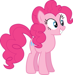 Size: 6908x7081 | Tagged: safe, artist:snipernero, pinkie pie, g4, absurd resolution, simple background, transparent background, vector