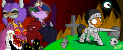 Size: 1280x528 | Tagged: safe, twilight sparkle, oc, g4, crossover, ghosts and goblins