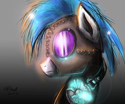 Size: 3000x2500 | Tagged: safe, artist:duh-veed, dj pon-3, vinyl scratch, pony, g4, solo