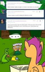 Size: 500x800 | Tagged: safe, artist:alskylark, scootaloo, pegasus, pony, scootalootheadventurer, g4, butt, plot