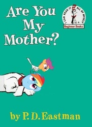 Size: 416x575 | Tagged: safe, edit, rainbow dash, scootaloo, g4, book, cover, dr. seuss